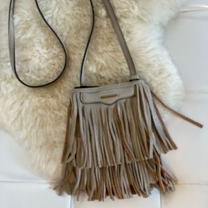 Rebecca Minkoff Suede Fringe Crossbody